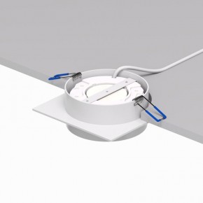 DK2091-WH Встраиваемый светильник FLAT, IP 20, до 15 Вт, GX53, LED, белый, алюминий в Лесном - lesnoy.ok-mebel.com | фото 4