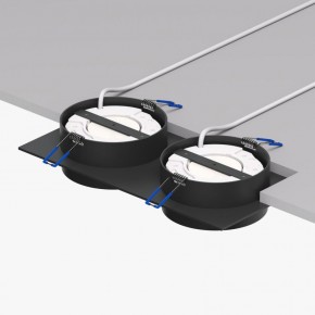 DK2092-BK Встраиваемый светильник FLAT, IP 20, до 15 Вт, GX53, LED, черный, алюминий в Лесном - lesnoy.ok-mebel.com | фото 2