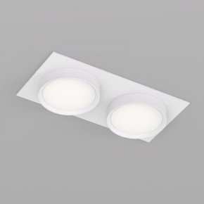 DK2092-WH Встраиваемый светильник FLAT, IP 20, до 15 Вт, GX53, LED, белый, алюминий в Лесном - lesnoy.ok-mebel.com | фото 2