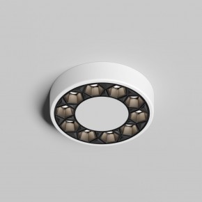 DK2440-WB Встраиваемый светильник DUAL 5+5 Вт, LED 4000K, IP 20, d90mm, белый/черный, алюминий/акрил в Лесном - lesnoy.ok-mebel.com | фото 3