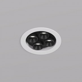 DK2510-WB Встраиваемый светильник SPACE со светодиодом d65 220V 8W 38° 4000К IP20 белый/черный алюминий в Лесном - lesnoy.ok-mebel.com | фото