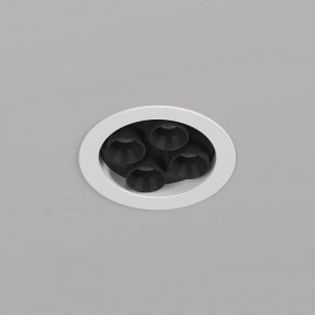DK2510-WB Встраиваемый светильник SPACE со светодиодом d65 220V 8W 38° 4000К IP20 белый/черный алюминий в Лесном - lesnoy.ok-mebel.com | фото 2