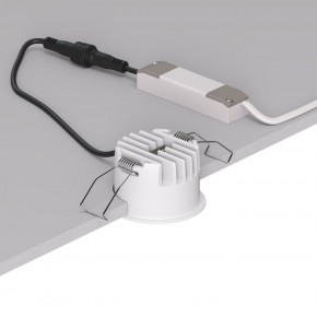 DK2510-WB Встраиваемый светильник SPACE со светодиодом d65 220V 8W 38° 4000К IP20 белый/черный алюминий в Лесном - lesnoy.ok-mebel.com | фото 3