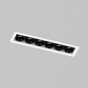 DK2514-WB Встраиваемый светильник SPACE со светодиодом L126mm 220V 10W 38° 4000К IP20 белый/черный алюминий в Лесном - lesnoy.ok-mebel.com | фото 2