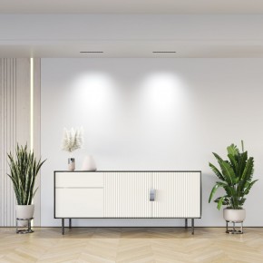 DK2515-WB Встраиваемый светильник SPACE со светодиодом L240mm 220V 20W 38° 4000К IP20 белый/черный алюминий в Лесном - lesnoy.ok-mebel.com | фото 7