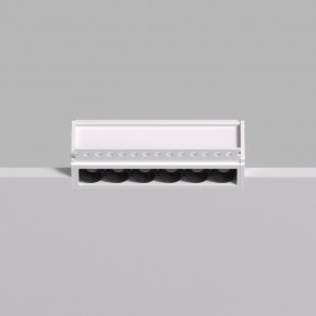 DK2531-WB Встраиваемый светильник SPACE со светодиодом под шпатлевку L126mm 220V 10W 38° 4000К IP20 белый/черный алюминий в Лесном - lesnoy.ok-mebel.com | фото 4