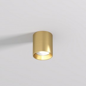 DK2610-SB Накладной светильник SHINE TUBE со светодиодом, D70*H80, IP20, 3000К, 10W, RA?90, сатинированная латунь, алюминий в Лесном - lesnoy.ok-mebel.com | фото