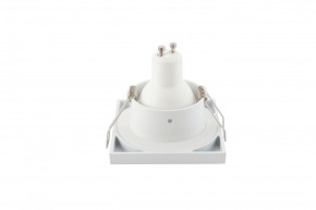 DK3014-WH Встраиваемый светильник влагозащ., IP 44, 50 Вт, GU10, белый, алюминий в Лесном - lesnoy.ok-mebel.com | фото 5