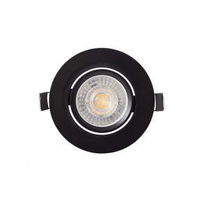 DK3020-BK Встраиваемый светильник, IP 20, 10 Вт, GU5.3, LED, черный, пластик в Лесном - lesnoy.ok-mebel.com | фото