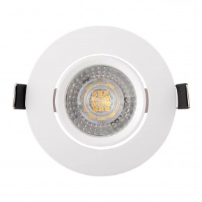 DK3020-WH Встраиваемый светильник, IP 20, 10 Вт, GU5.3, LED, белый, пластик в Лесном - lesnoy.ok-mebel.com | фото