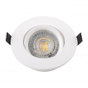 DK3020-WH Встраиваемый светильник, IP 20, 10 Вт, GU5.3, LED, белый, пластик в Лесном - lesnoy.ok-mebel.com | фото 4