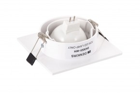 DK3021-WH Встраиваемый светильник, IP 20, 10 Вт, GU5.3, LED, белый, пластик в Лесном - lesnoy.ok-mebel.com | фото 4