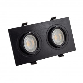 DK3022-BK Встраиваемый светильник, IP 20, 10 Вт, GU5.3, LED, черный, пластик в Лесном - lesnoy.ok-mebel.com | фото