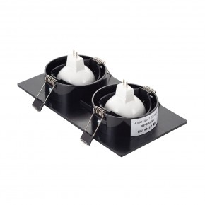 DK3022-BK Встраиваемый светильник, IP 20, 10 Вт, GU5.3, LED, черный, пластик в Лесном - lesnoy.ok-mebel.com | фото 3