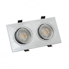 DK3022-CM Встраиваемый светильник, IP 20, 10 Вт, GU5.3, LED, серый, пластик в Лесном - lesnoy.ok-mebel.com | фото 2