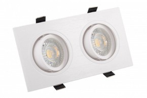 DK3022-WH Встраиваемый светильник, IP 20, 10 Вт, GU5.3, LED, белый, пластик в Лесном - lesnoy.ok-mebel.com | фото