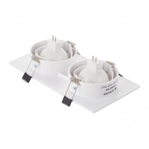 DK3022-WH Встраиваемый светильник, IP 20, 10 Вт, GU5.3, LED, белый, пластик в Лесном - lesnoy.ok-mebel.com | фото 3