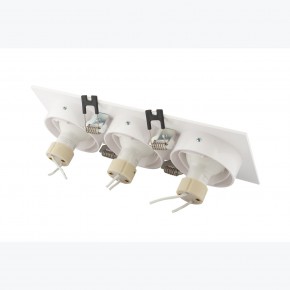 DK3023-WH Встраиваемый светильник, IP 20, 10 Вт, GU5.3, LED, белый, пластик в Лесном - lesnoy.ok-mebel.com | фото 4