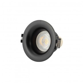 DK3024-BK Встраиваемый светильник, IP 20, 10 Вт, GU5.3, LED, черный, пластик в Лесном - lesnoy.ok-mebel.com | фото 1