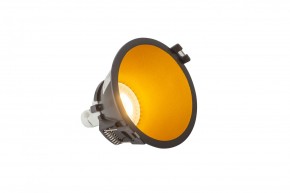 DK3026-BG Встраиваемый светильник, IP 20, 10 Вт, GU5.3, LED, черный/золотой, пластик в Лесном - lesnoy.ok-mebel.com | фото 3