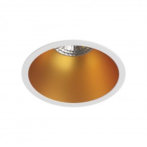 DK3026-WG Встраиваемый светильник, IP 20, 10 Вт, GU5.3, LED, белый/золотой, пластик в Лесном - lesnoy.ok-mebel.com | фото