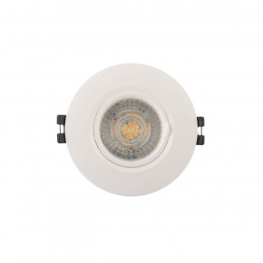 DK3028-WH Встраиваемый светильник, IP 20, 10 Вт, GU5.3, LED, белый, пластик в Лесном - lesnoy.ok-mebel.com | фото