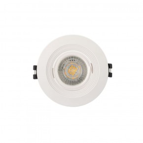 DK3029-WH Встраиваемый светильник, IP 20, 10 Вт, GU5.3, LED, белый, пластик в Лесном - lesnoy.ok-mebel.com | фото 1