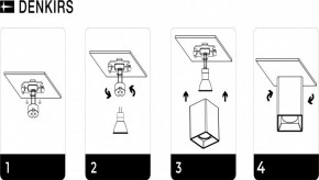 DK3030-BK Светильник накладной IP 20, 10 Вт, GU5.3, LED, черный, пластик в Лесном - lesnoy.ok-mebel.com | фото 7