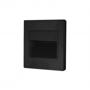 DK3050-BK Светильник встраиваемый в стену, IP 20, LED 3000, 1 Вт, черный пластик в Лесном - lesnoy.ok-mebel.com | фото
