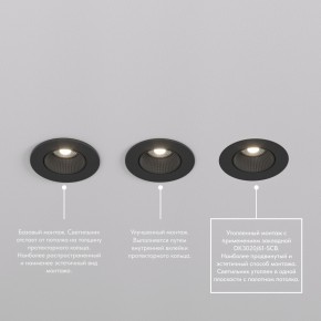DK3061-BBR Встраиваемый светильник, IP 20, 10 Вт, GU5.3, LED, черный/бронзовый, пластик в Лесном - lesnoy.ok-mebel.com | фото 4