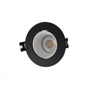 DK3061-BK+WH Встраиваемый светильник, IP 20, 10 Вт, GU5.3, LED, черный/белый, пластик в Лесном - lesnoy.ok-mebel.com | фото
