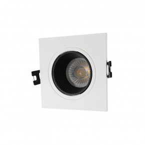 DK3071-WH+BK Встраиваемый светильник, IP 20, 10 Вт, GU5.3, LED, белый/черный, пластик в Лесном - lesnoy.ok-mebel.com | фото