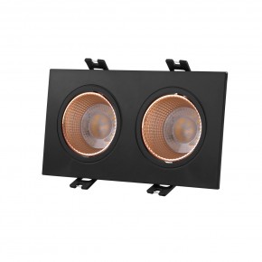 DK3072-BBR Встраиваемый светильник, IP 20, 10 Вт, GU5.3, LED, черный/бронзовый, пластик в Лесном - lesnoy.ok-mebel.com | фото