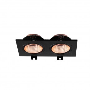 DK3072-BBR Встраиваемый светильник, IP 20, 10 Вт, GU5.3, LED, черный/бронзовый, пластик в Лесном - lesnoy.ok-mebel.com | фото 2