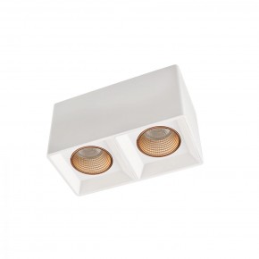 DK3085-WH+BR Светильник накладной IP 20, 10 Вт, GU5.3, LED, белый/бронзовый, пластик в Лесном - lesnoy.ok-mebel.com | фото