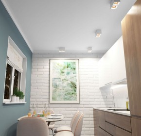DK3085-WH+BR Светильник накладной IP 20, 10 Вт, GU5.3, LED, белый/бронзовый, пластик в Лесном - lesnoy.ok-mebel.com | фото 2