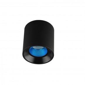 DK3090-BK+CY Светильник накладной IP 20, 10 Вт, GU5.3, LED, черный/голубой, пластик в Лесном - lesnoy.ok-mebel.com | фото