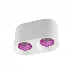 DK3096-WH+PI Светильник накладной IP 20, 10 Вт, GU5.3, LED, белый/розовый, пластик в Лесном - lesnoy.ok-mebel.com | фото