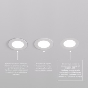 DK3101-WH Встраиваемый влагозащищенный светильник, IP65, до 10 Вт, LED, GU5,3, белый в Лесном - lesnoy.ok-mebel.com | фото 6