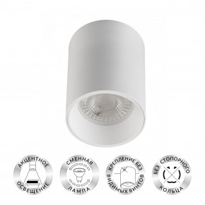 DK3110-WH Светильник накладной IP 20, 10 Вт, GU5.3, LED, белый, пластик в Лесном - lesnoy.ok-mebel.com | фото