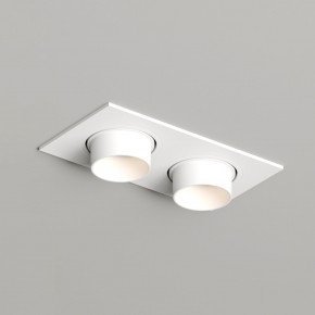 DK3122-WH Встраиваемый светильник, IP20, до 15 Вт, LED, GU5,3, белый, пластик в Лесном - lesnoy.ok-mebel.com | фото