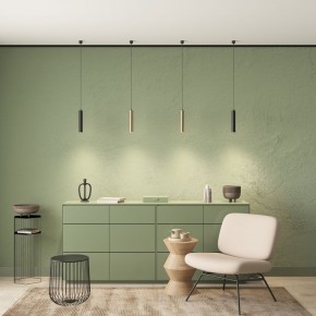 DK4050-BK Подвесной светильник, IP 20, 15 Вт, GU10,черный, алюминий в Лесном - lesnoy.ok-mebel.com | фото 3
