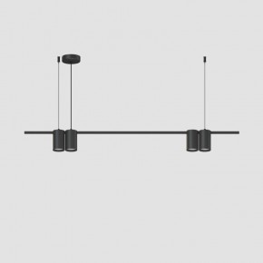 DK4061-BK Подвесной светильник ORBIT, IP20, 4xGU10 LED до 15 Вт, черный матовый, алюминий в Лесном - lesnoy.ok-mebel.com | фото 2