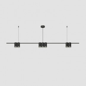 DK4063-BK Подвесной светильник ORBIT, IP20, 7xGU10 LED до 15 Вт, черный матовый, алюминий в Лесном - lesnoy.ok-mebel.com | фото