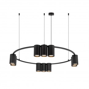 DK4065-BK Подвесной светильник ORBIT, IP20, 10xGU10 LED до 15 Вт, черный матовый, алюминий в Лесном - lesnoy.ok-mebel.com | фото 3
