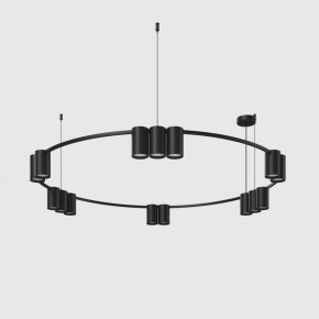 DK4067-BK Подвесной светильник ORBIT, IP20, 15xGU10 LED до 15 Вт, черный матовый, алюминий в Лесном - lesnoy.ok-mebel.com | фото 2