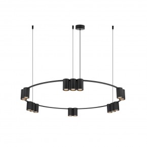DK4067-BK Подвесной светильник ORBIT, IP20, 15xGU10 LED до 15 Вт, черный матовый, алюминий в Лесном - lesnoy.ok-mebel.com | фото 3