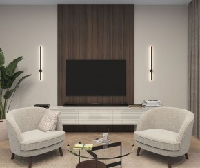 DK5012-BK Бра 800 мм, 3000К, IP20, 7 Вт, черный, алюминий в Лесном - lesnoy.ok-mebel.com | фото 5