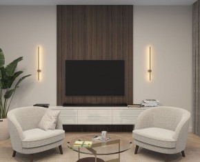 DK5012-SG Бра 800 мм, 3000К, IP20,7 Вт, матовое золото в Лесном - lesnoy.ok-mebel.com | фото 5