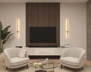 DK5014-SG Бра 1000 мм, 3000К, IP20, 12 Вт, матовое золото в Лесном - lesnoy.ok-mebel.com | фото 5